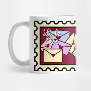 Idiots in Love Postage Stamp Mug